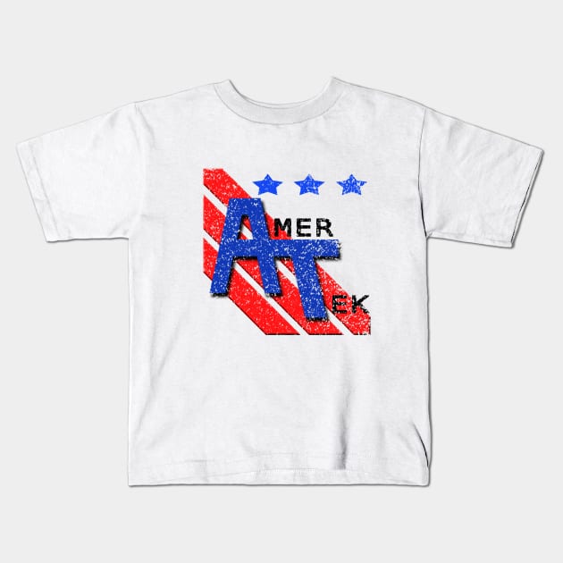 Amer Tek Logo Kids T-Shirt by KeisukeZero